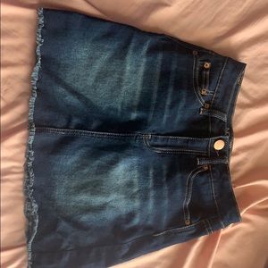a jean skirt!!!